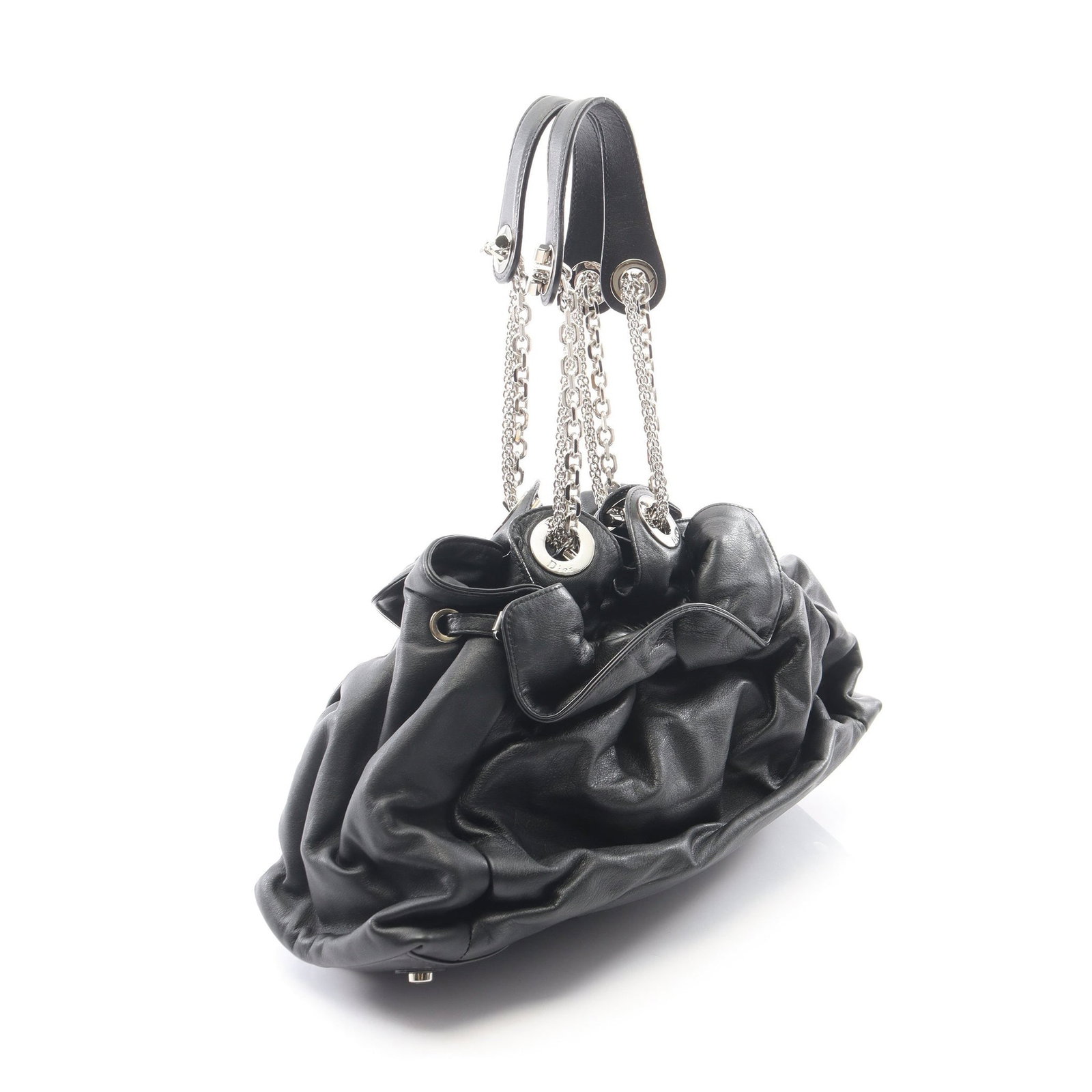 Dior Chain Handbag Black - 2