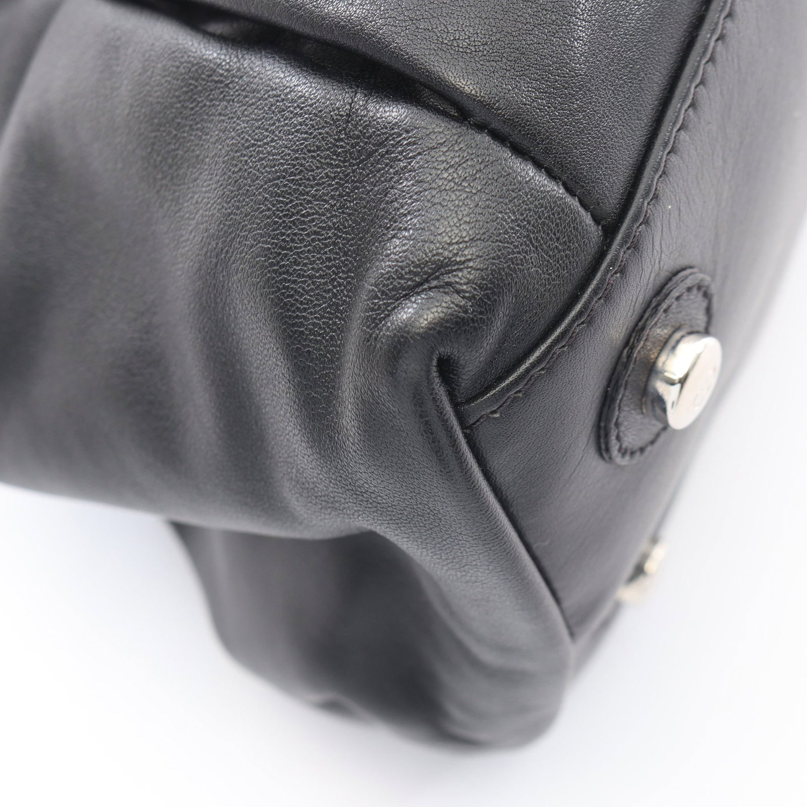 Dior Chain Handbag Black - 5