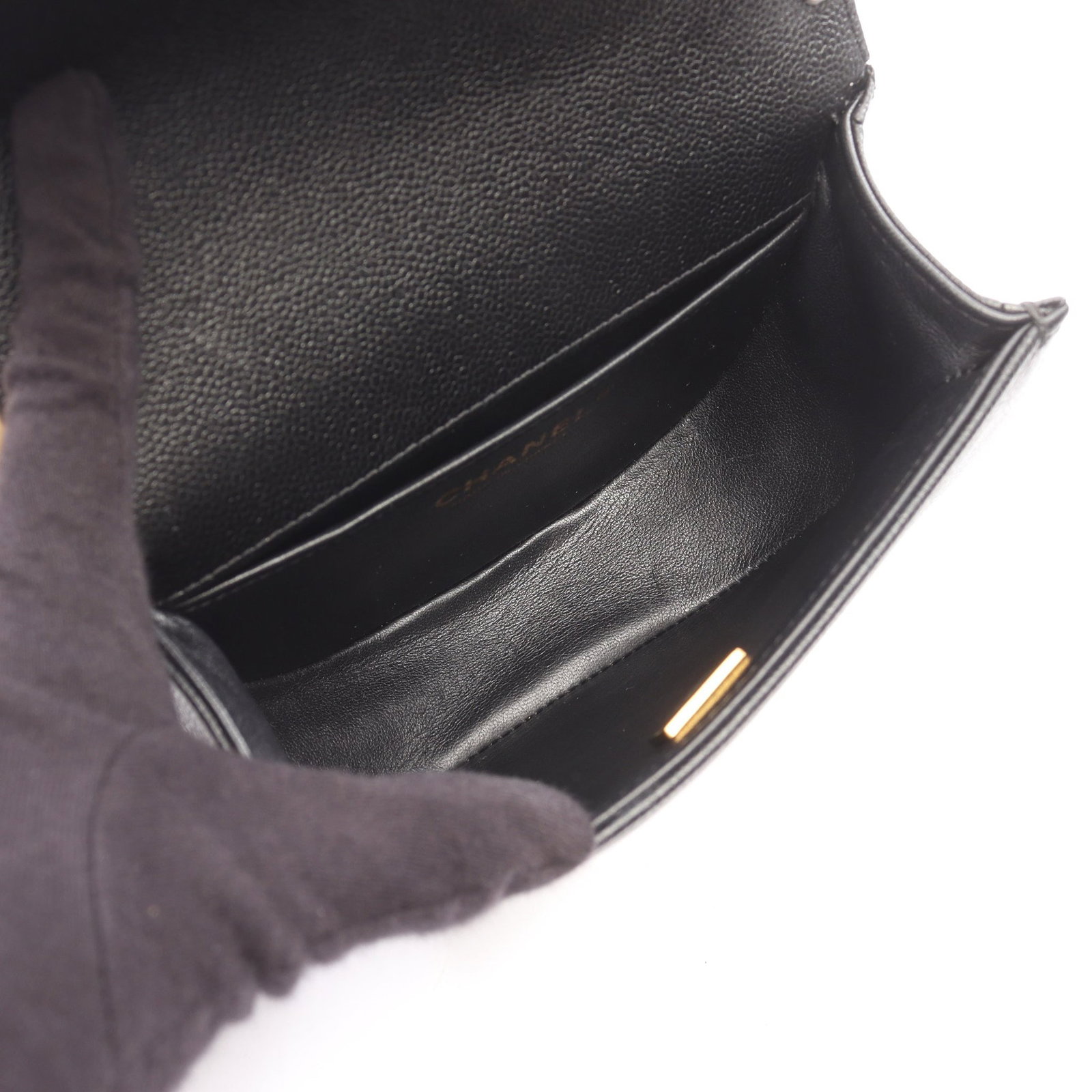 Chanel Boy Small Black Caviar - 3