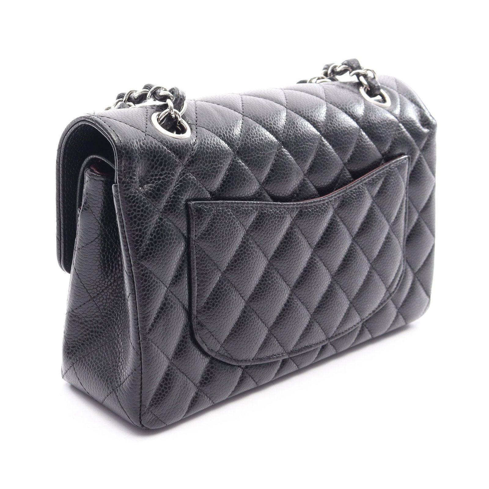 Chanel Double Flap Black Caviar - 2