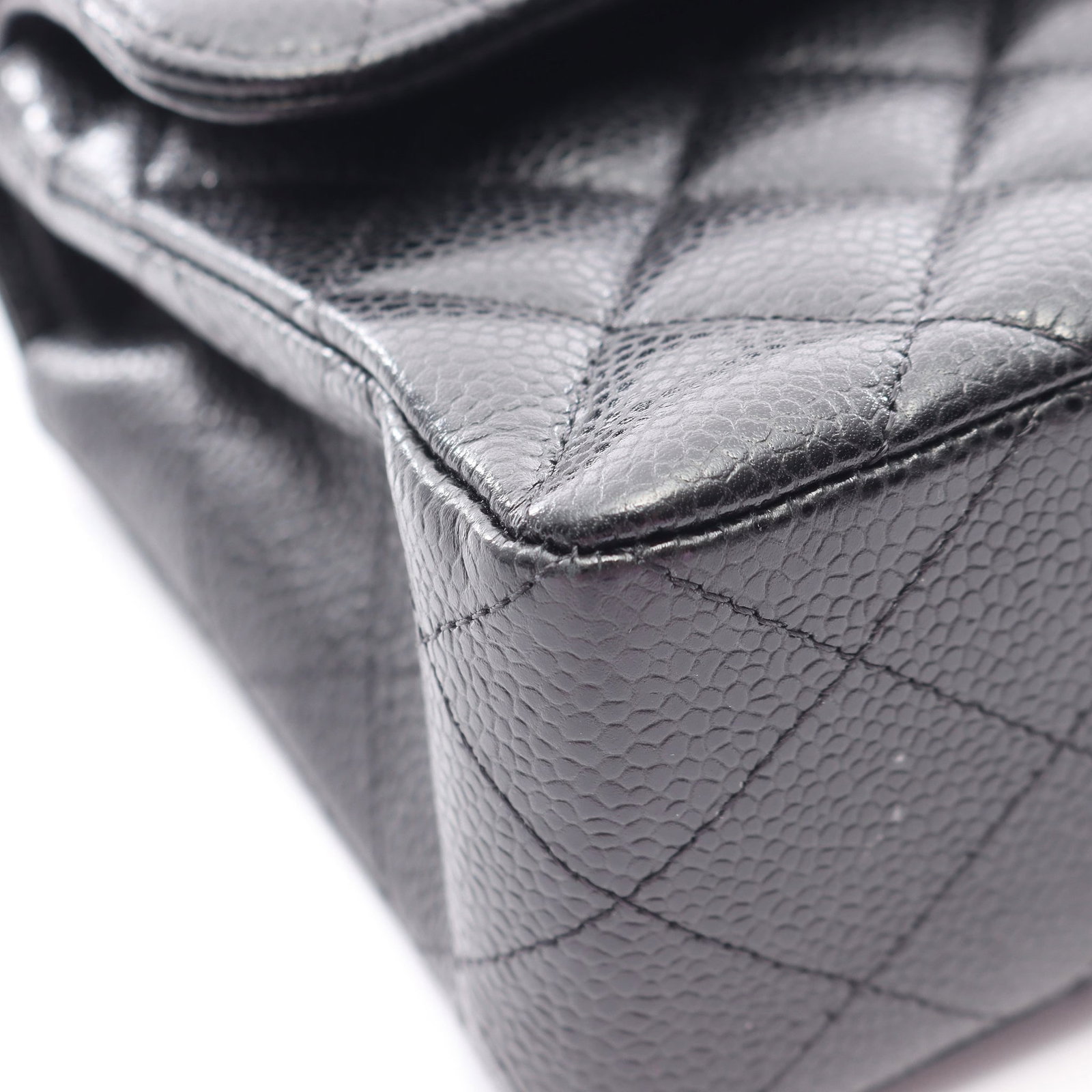 Chanel Double Flap Black Caviar - 8