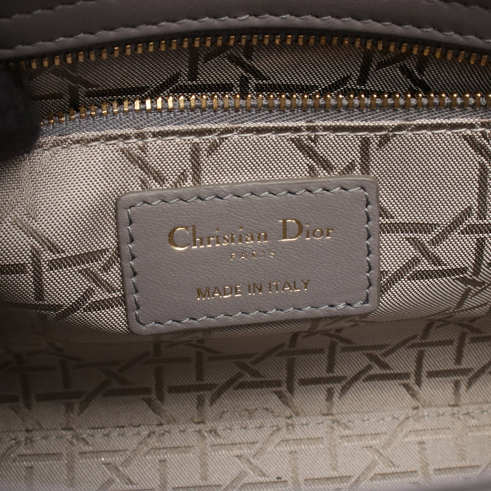 Dior Lady Dior Small Gray - 4