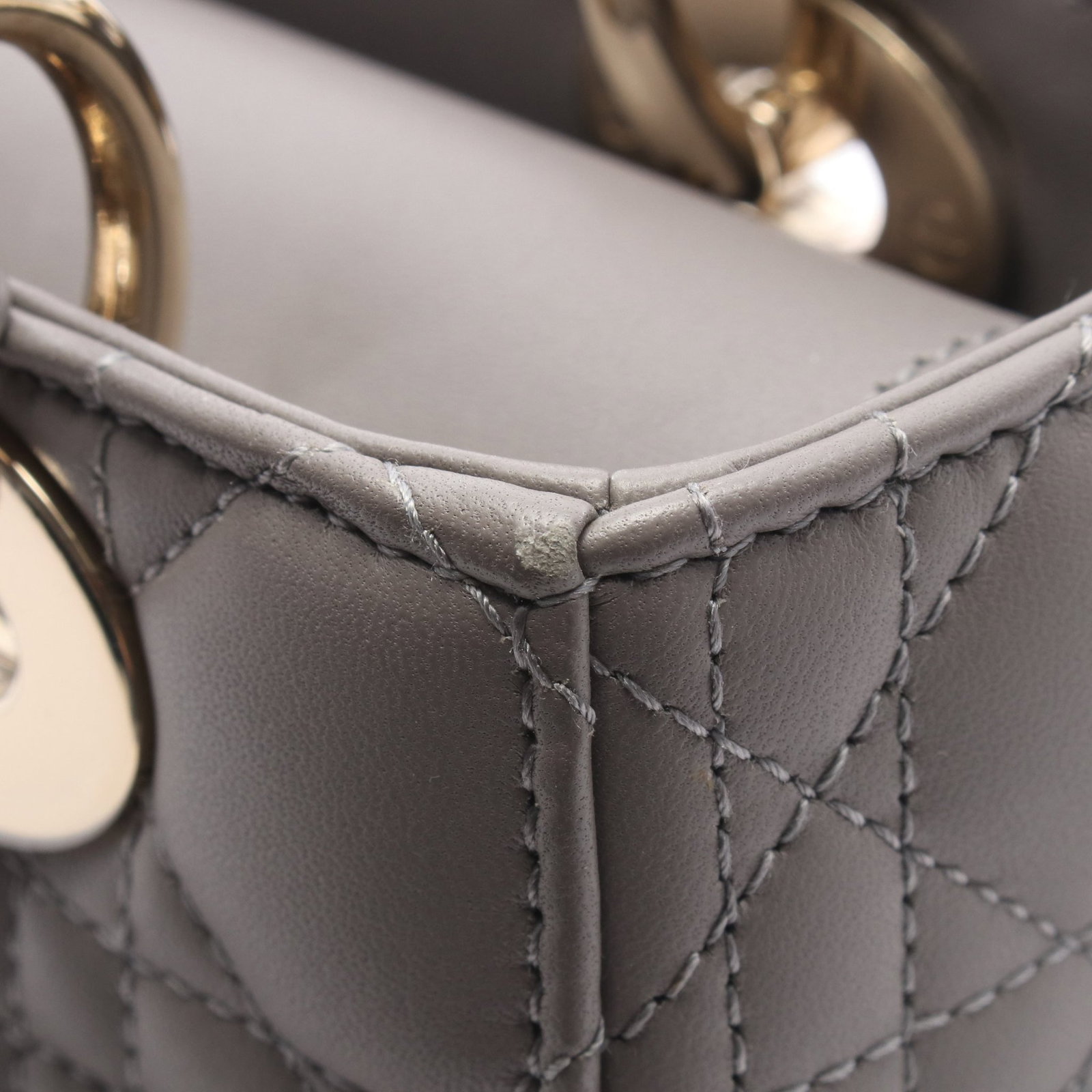 Dior Lady Dior Small Gray - 7