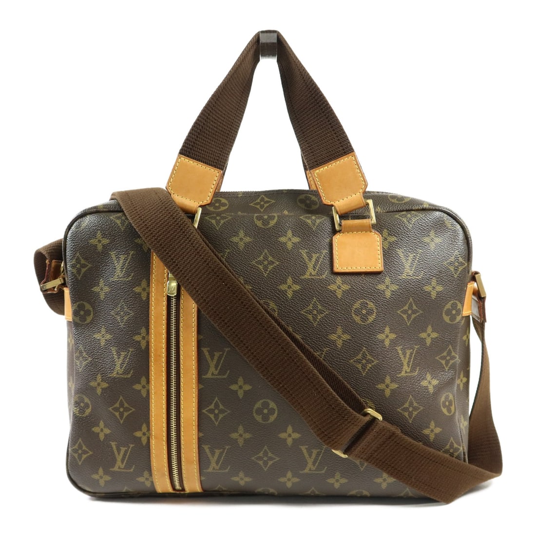 Louis Vuitton Sac Bosphore Brown: Sac Bosphore 2 way shoulder bag M40043 in brown Monogram canvas. Size 34 x 26 x 8 cm.