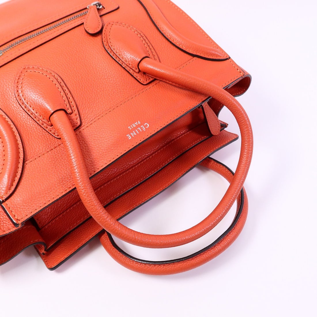 Celine Micro Luggage Orange - 8