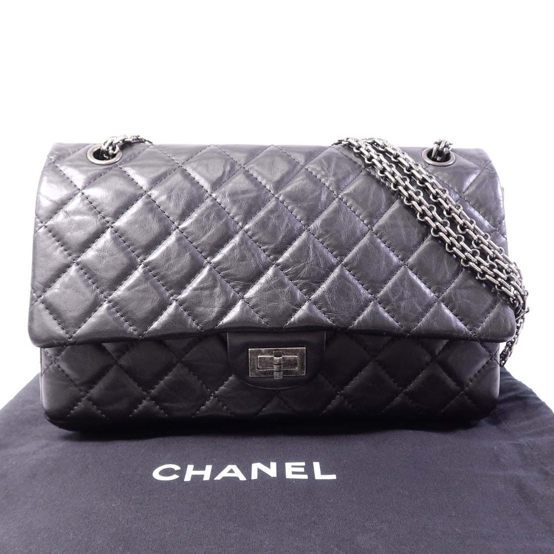 Chanel 2.55 Medium Black - 10