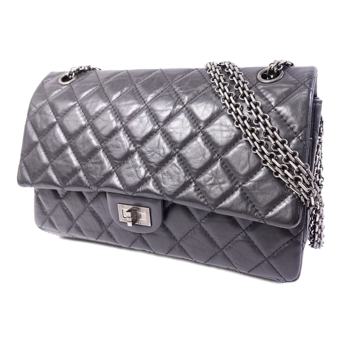 Chanel 2.55 Medium Black - 3