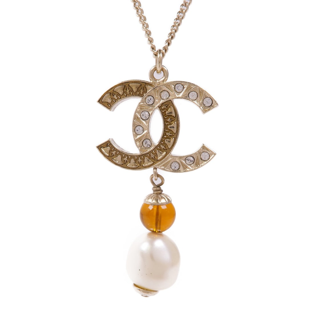 Chanel CC Gold White Orange - 3