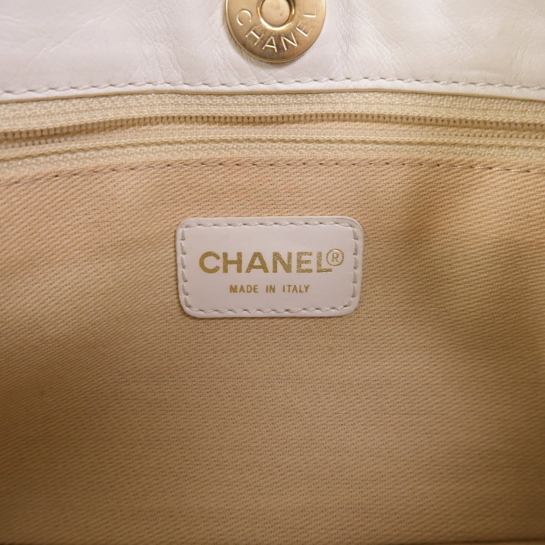 Chanel Chain Shoulder Black White - 6