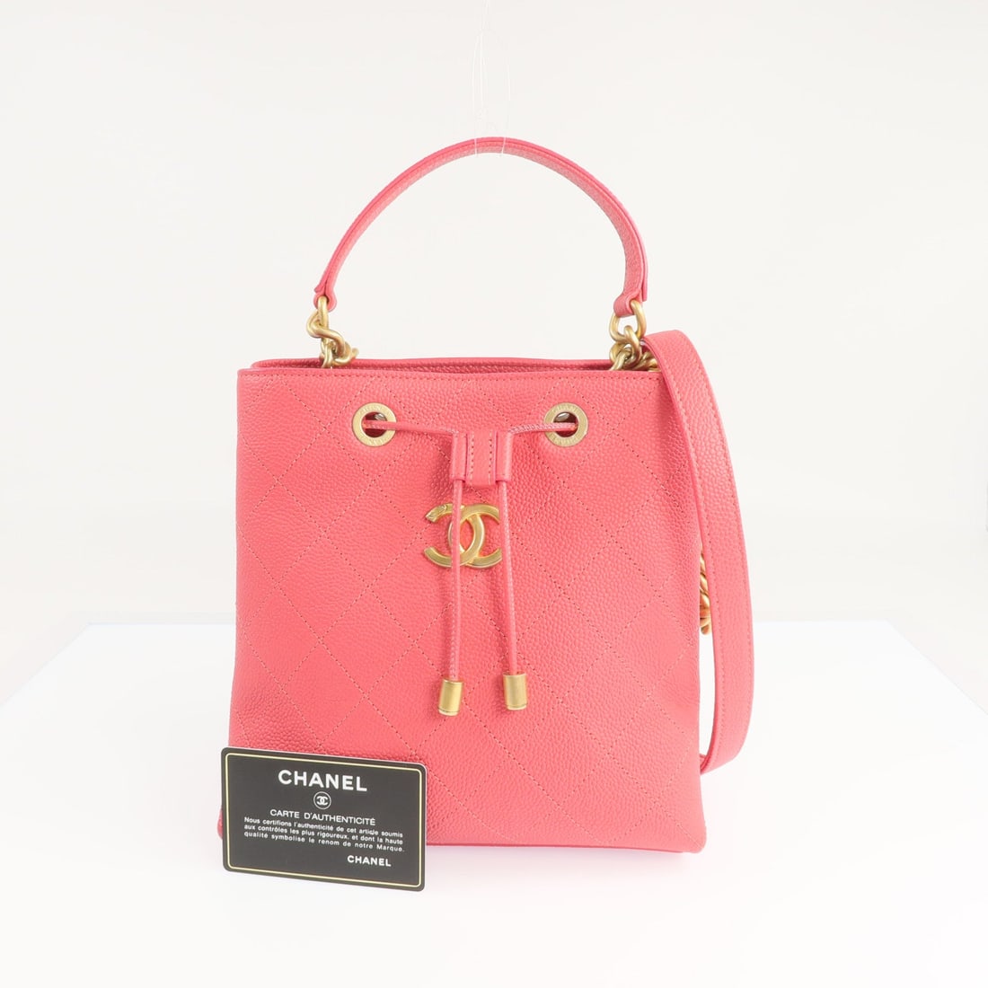 Chanel Bolsa CC Drawstring Bag - 10