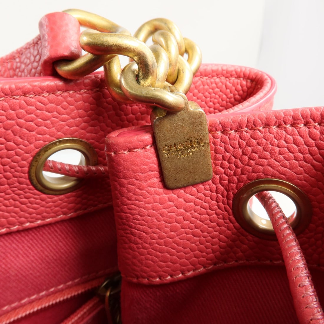 Chanel Bolsa CC Drawstring Bag - 17