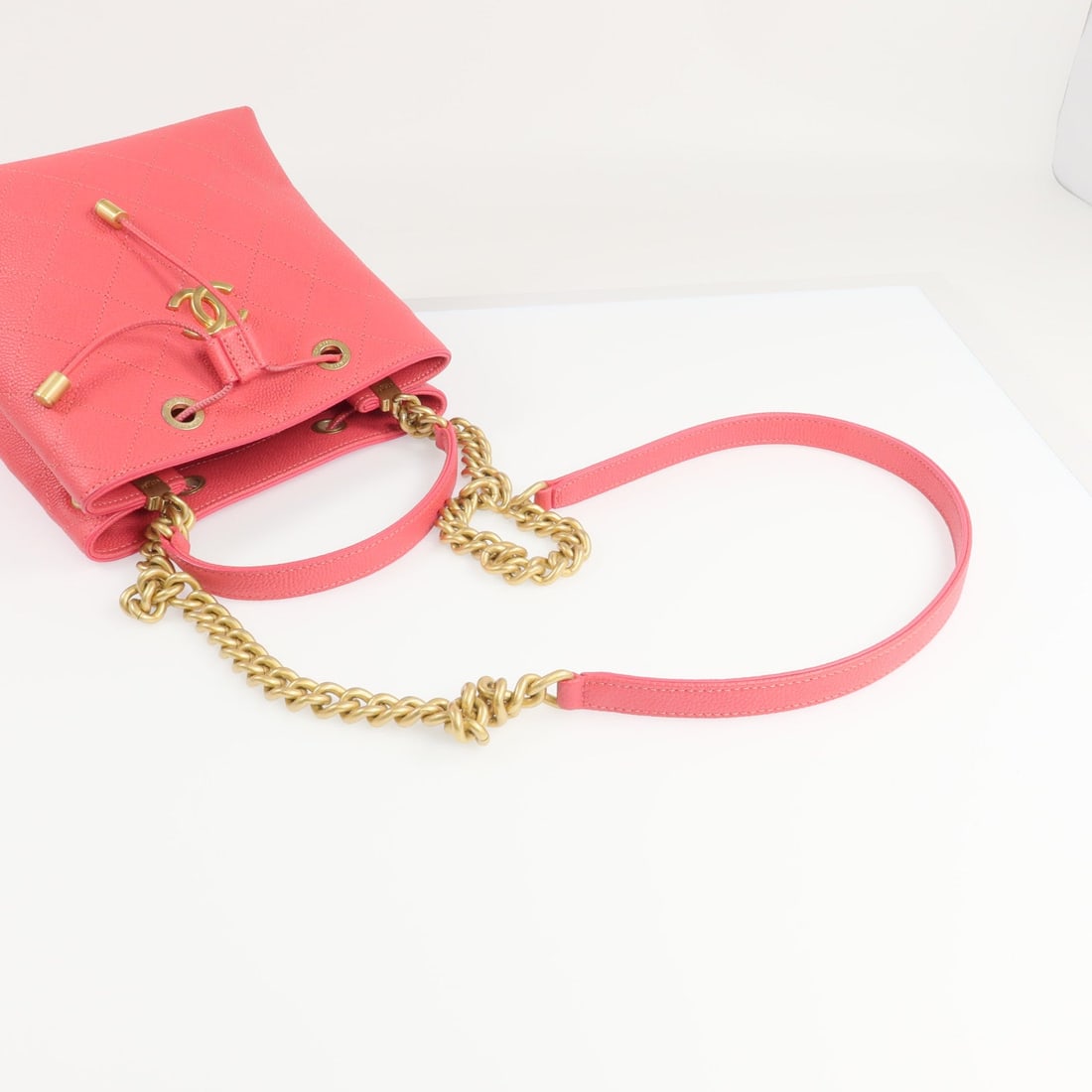 Chanel Bolsa CC Drawstring Bag - 9