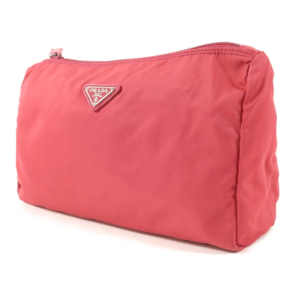 Prada Nylon Pouch Red - 3