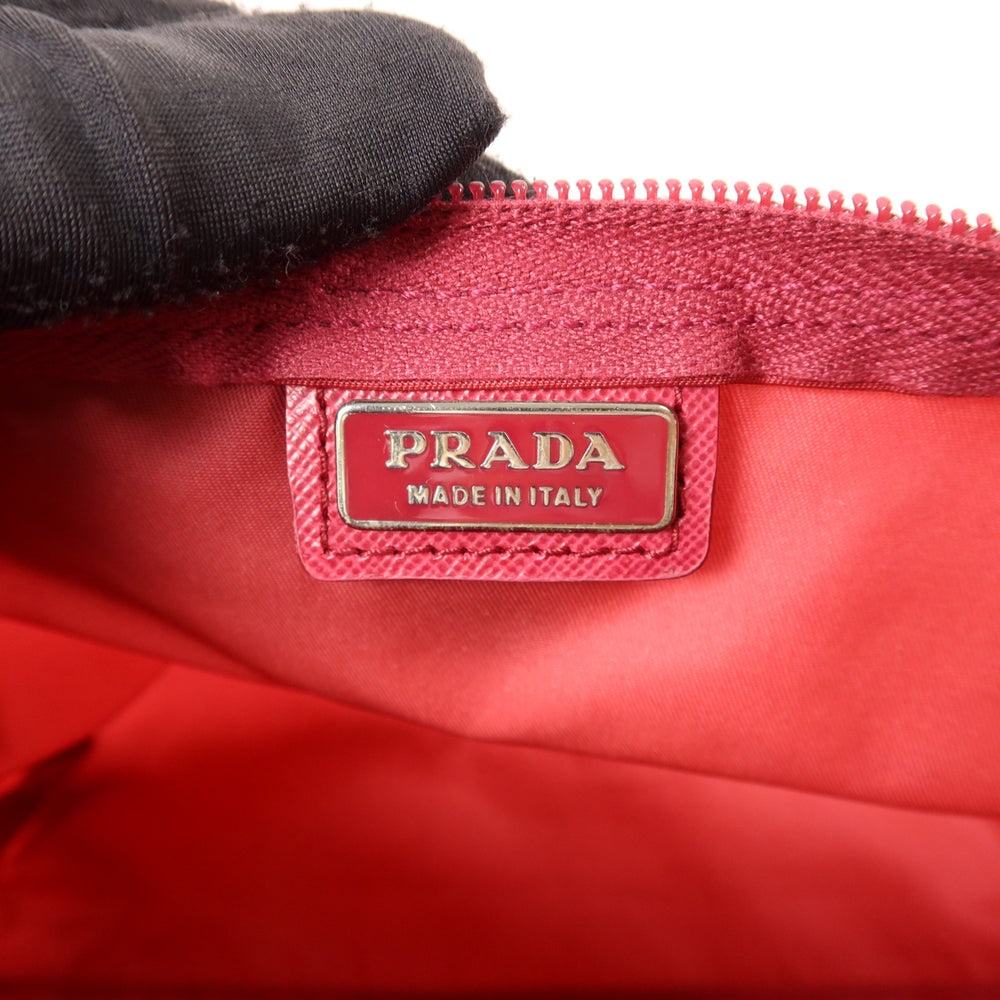 Prada Nylon Pouch Red - 6
