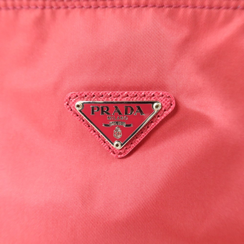 Prada Nylon Pouch Red - 8