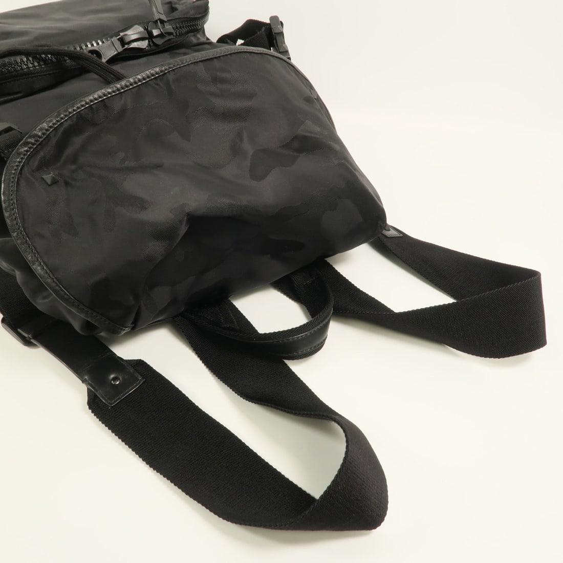 Valentino Nylon Backpack Black - 9