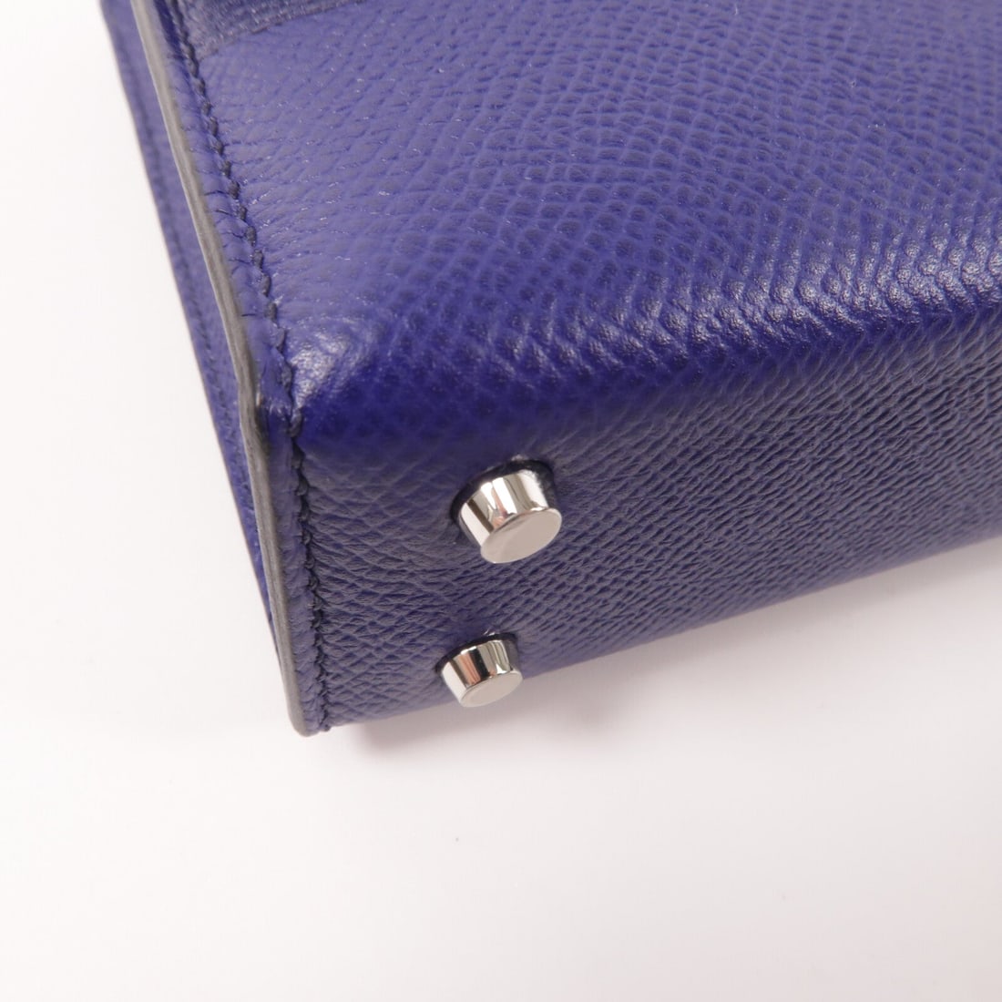 Hermes Mini Verrou Bleu Electrique - 11