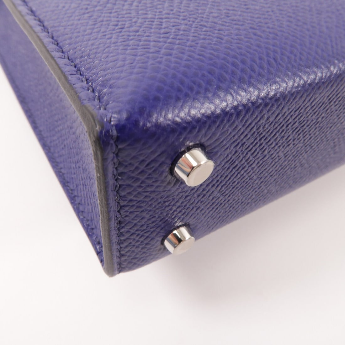 Hermes Mini Verrou Bleu Electrique - 13