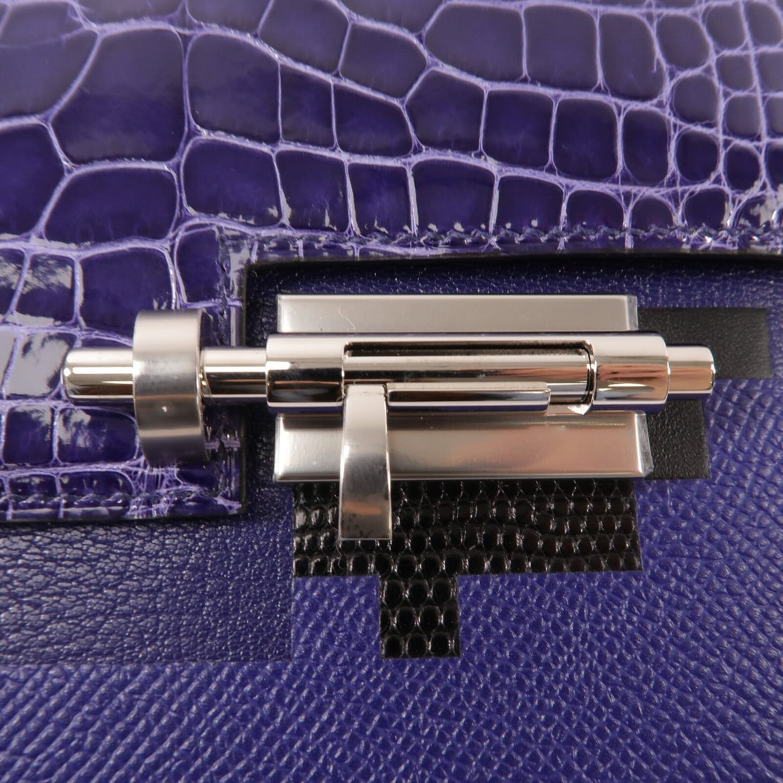 Hermes Mini Verrou Bleu Electrique - 7