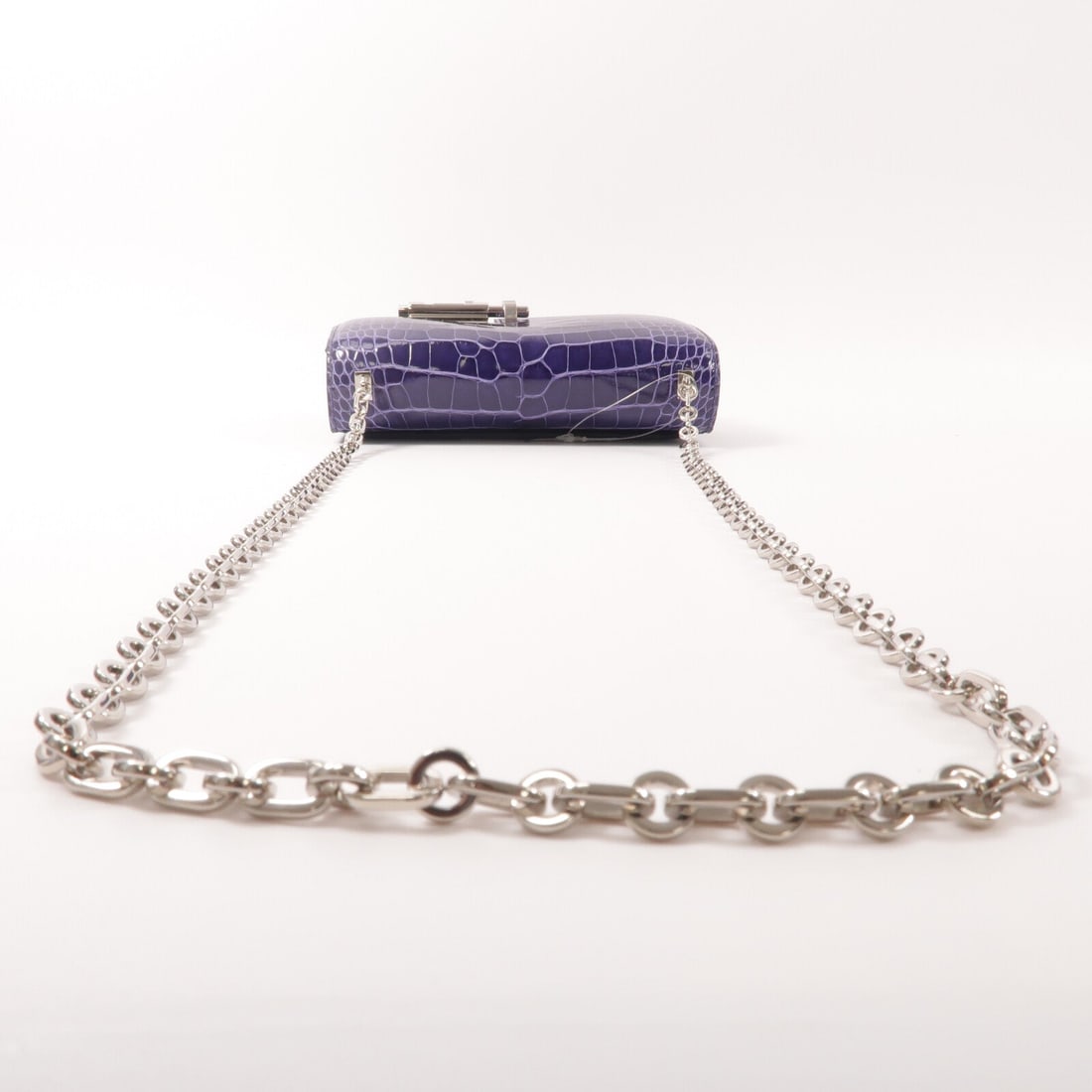 Hermes Mini Verrou Bleu Electrique - 9