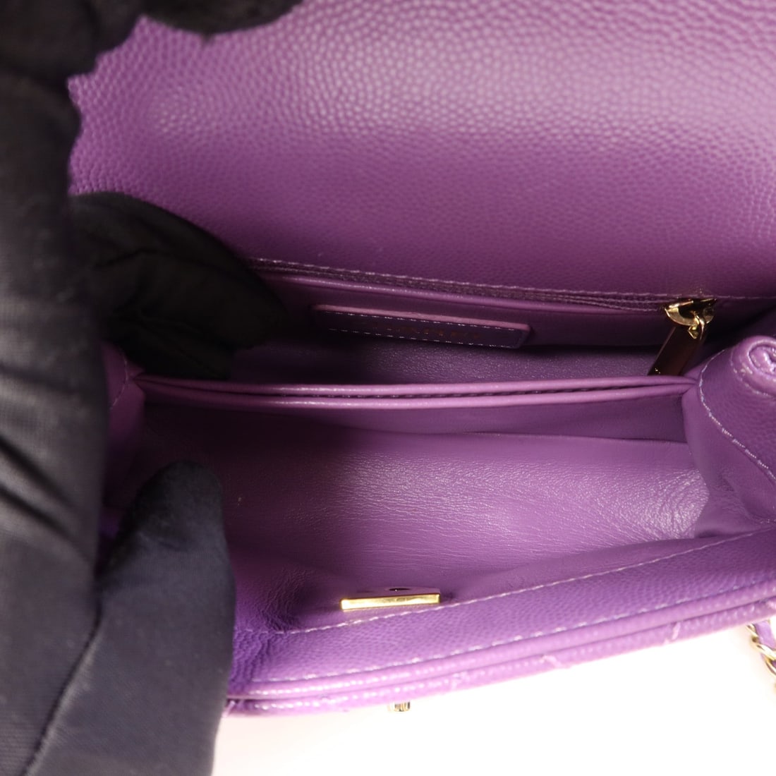 Chanel Mini Coco Handle Purple - 6