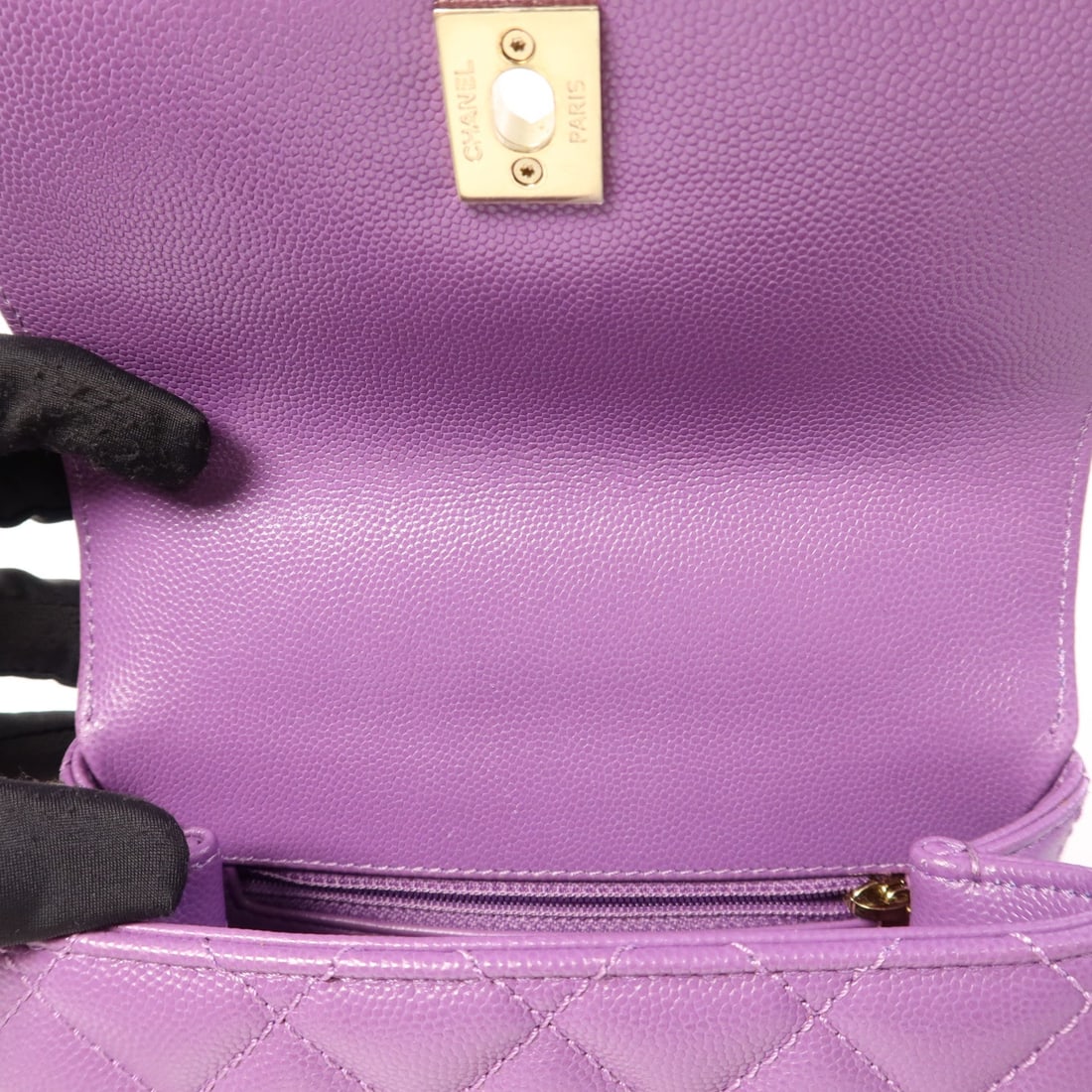 Chanel Mini Coco Handle Purple - 7