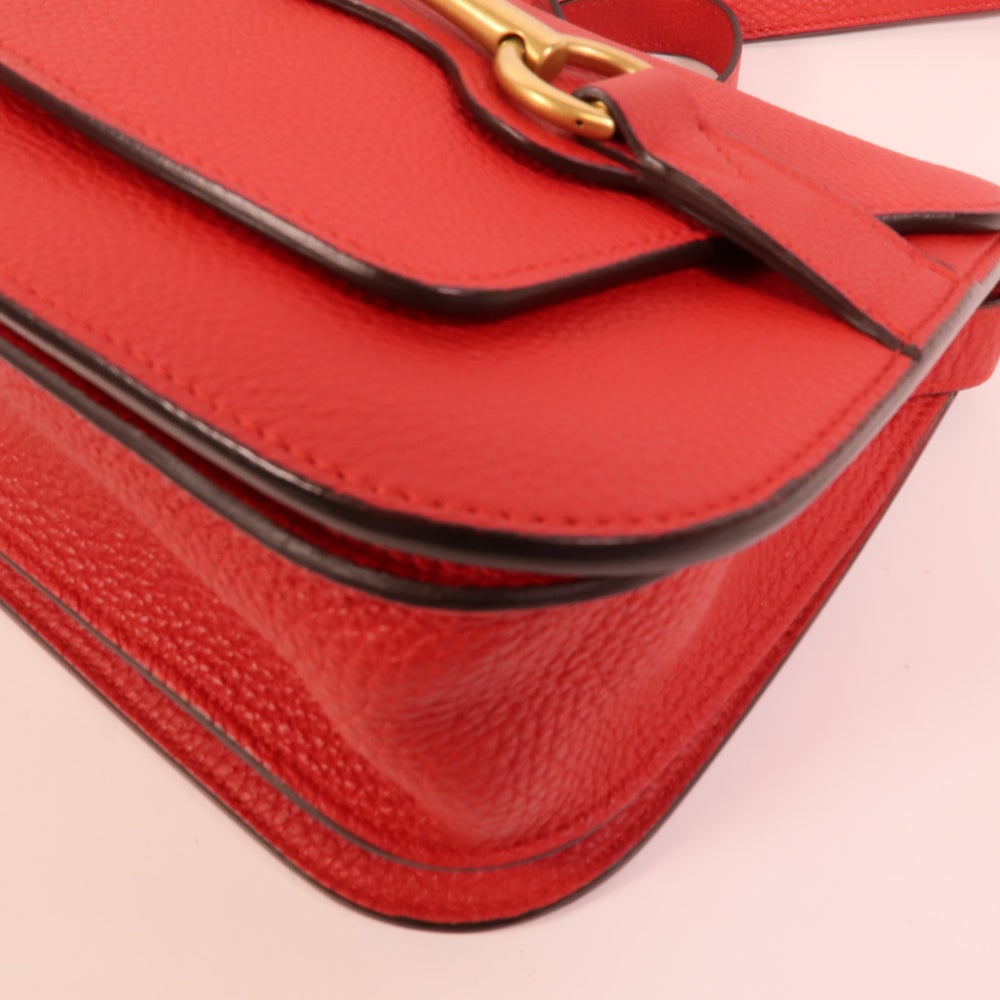 Gucci Horsebit Shoulder Red - 11