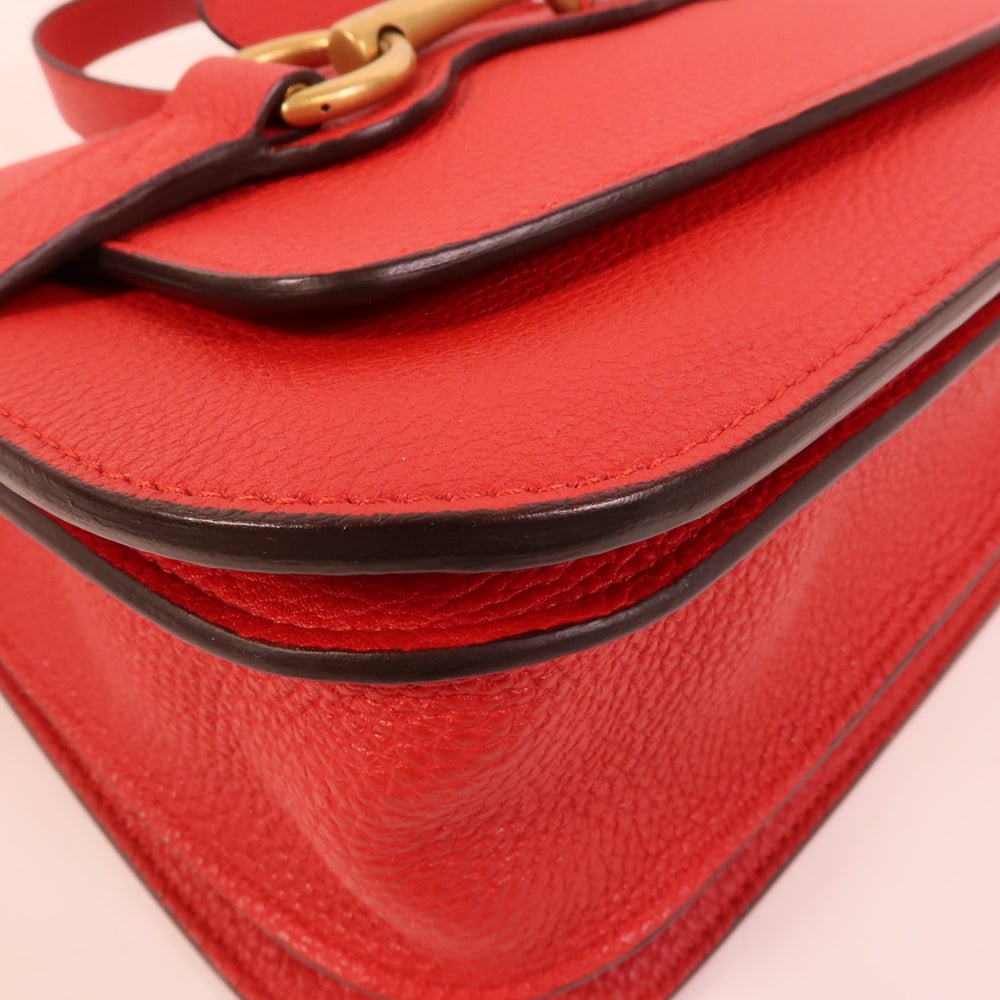 Gucci Horsebit Shoulder Red - 13