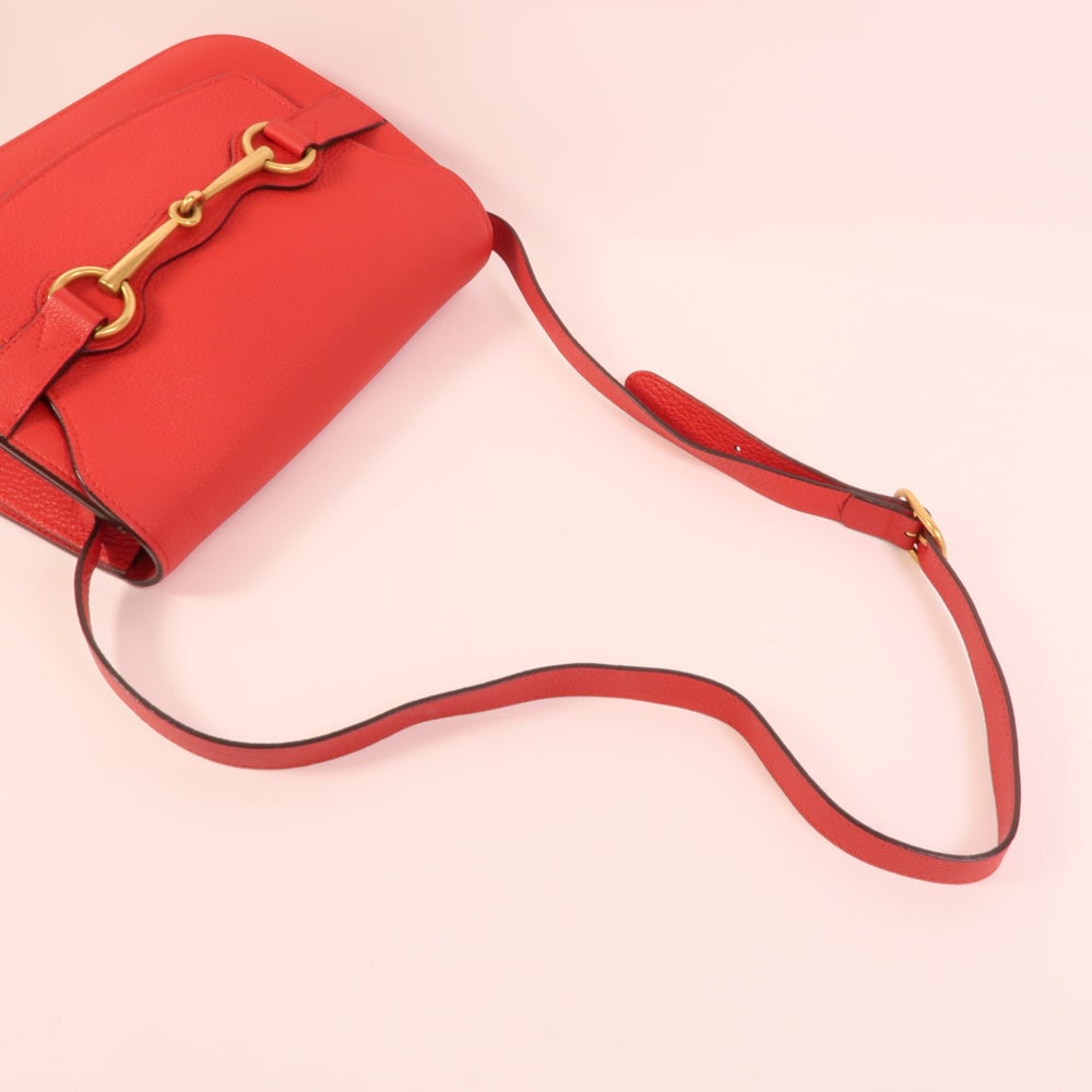 Gucci Horsebit Shoulder Red - 5