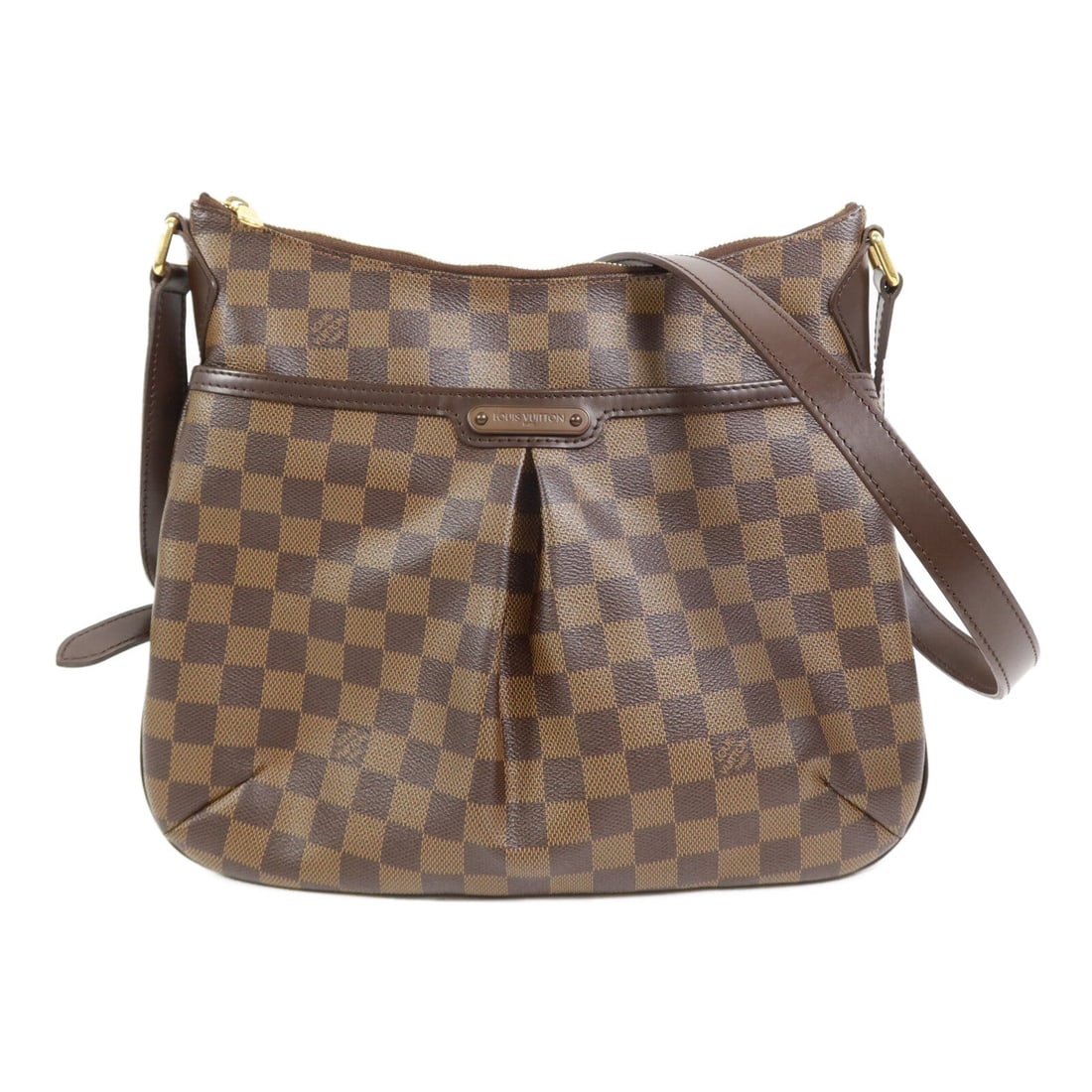 Louis Vuitton Bloomsbury PM Damier: Bloomsbury PM shoulder bag N42251 in brown Damier Ebene canvas. Size 33 x 27 x 3 cm.