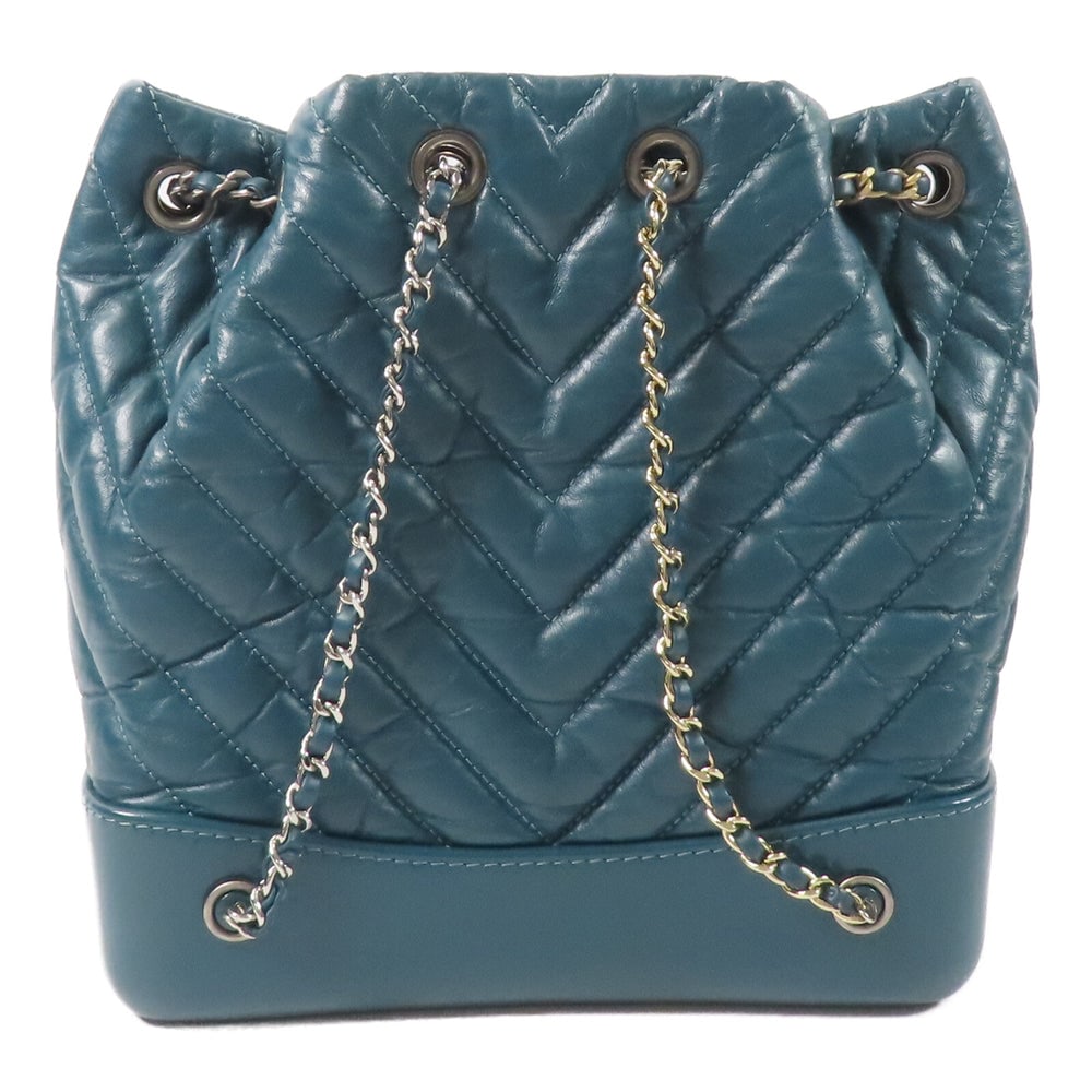 Chanel Gabrielle Backpack Green - 3