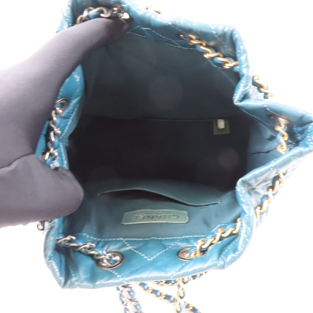 Chanel Gabrielle Backpack Green - 5