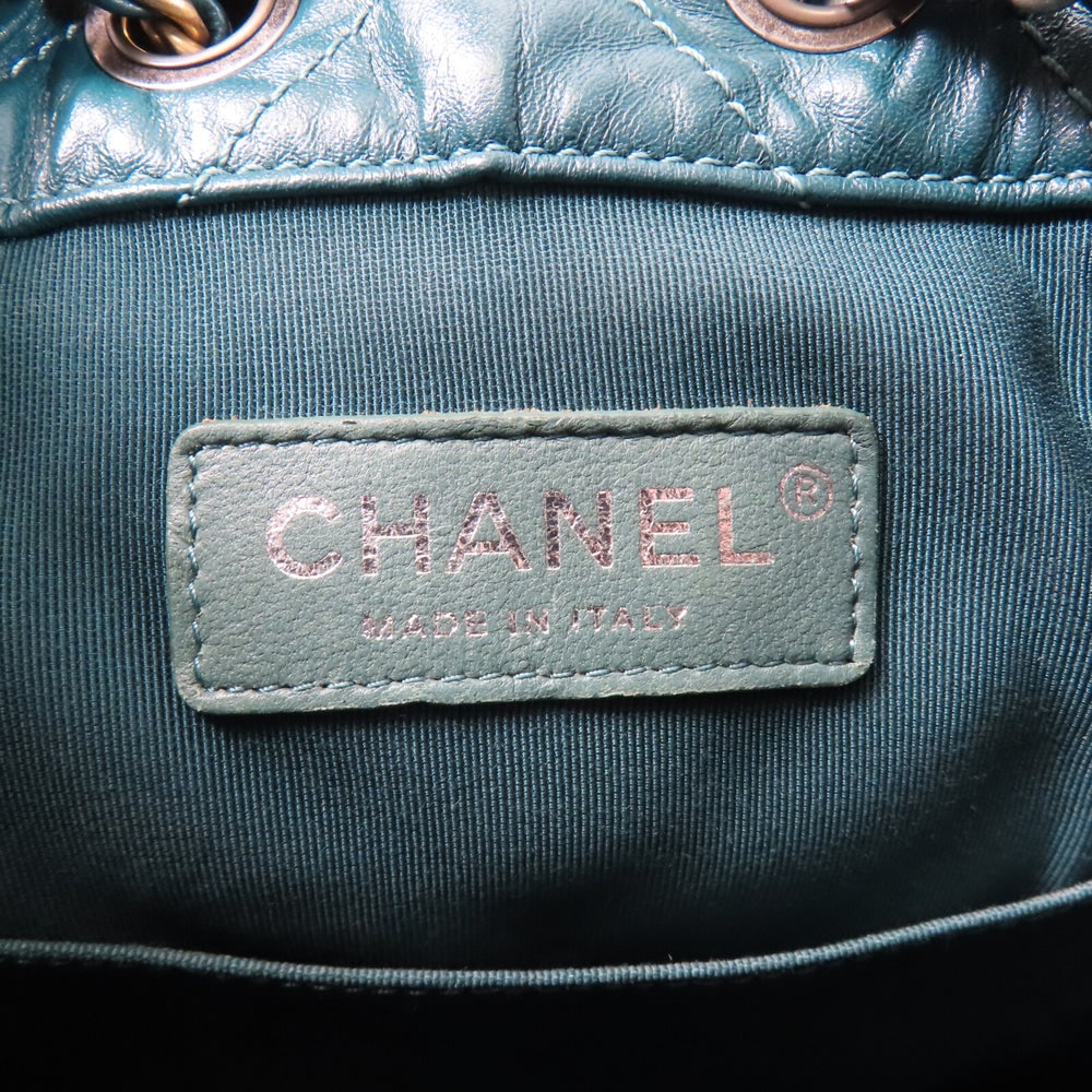 Chanel Gabrielle Backpack Green - 6