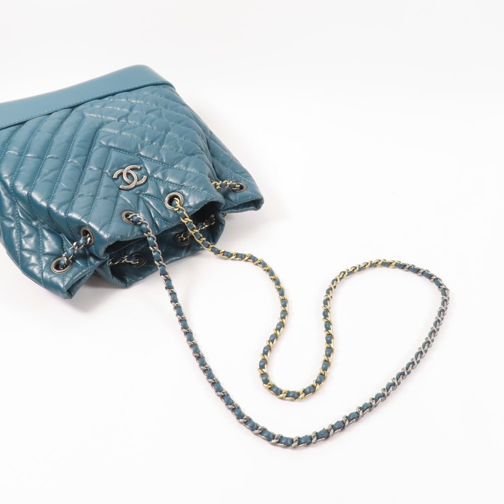 Chanel Gabrielle Backpack Green - 9