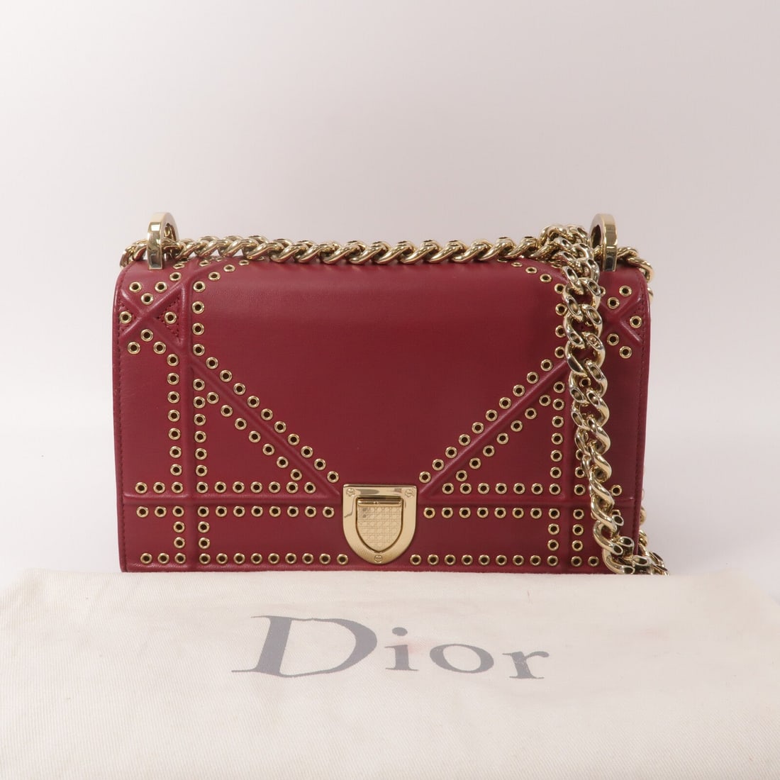 Dior Diorama Chain Shoulder Red - 10