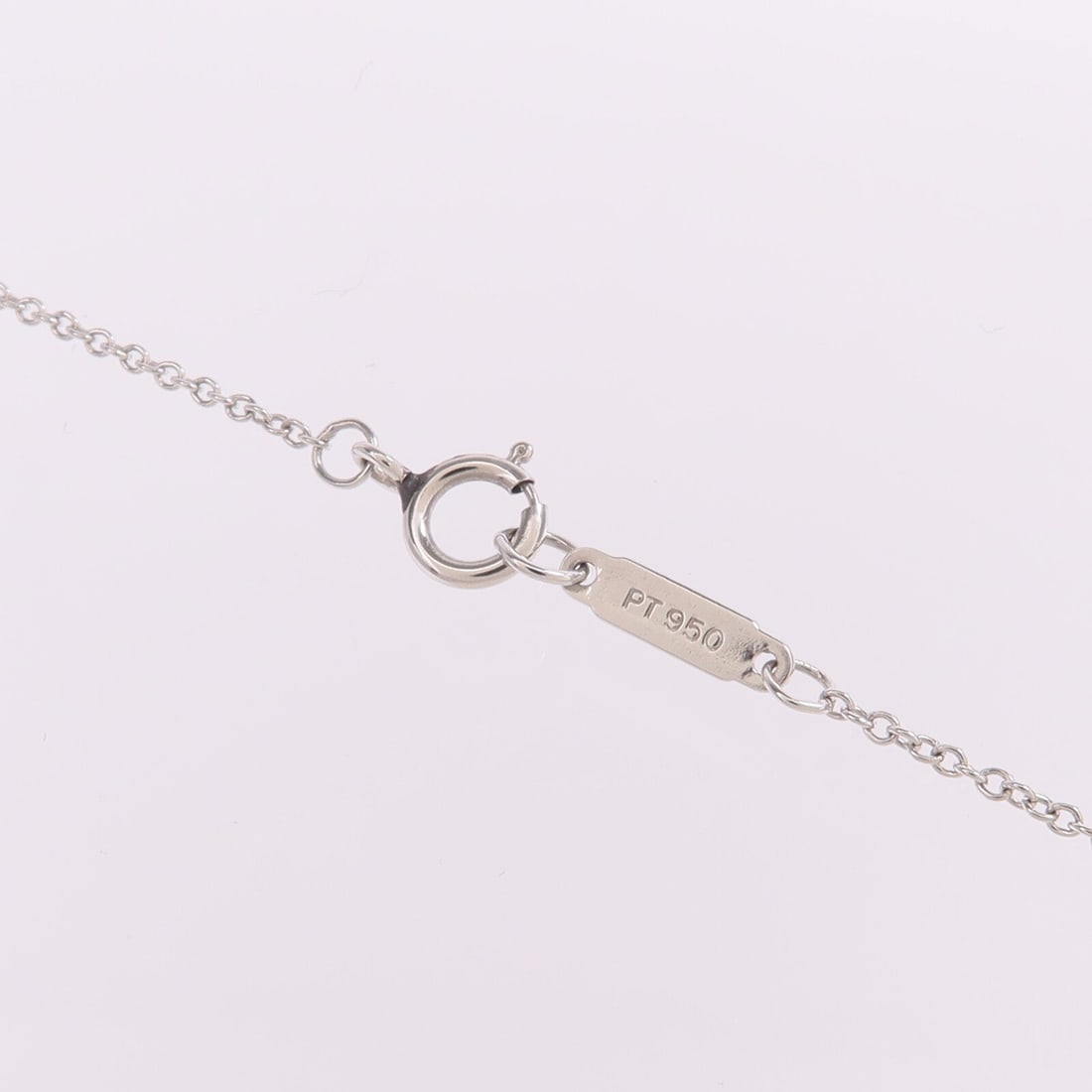 Tiffany Bezel Cross Diamond PT950 - 5