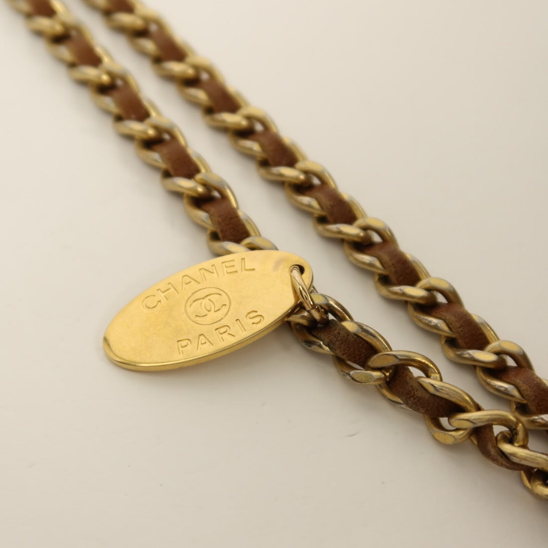Chanel Chain Shoulder Bag Brown - 13