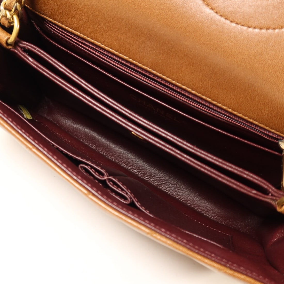 Chanel Chain Shoulder Bag Brown - 5