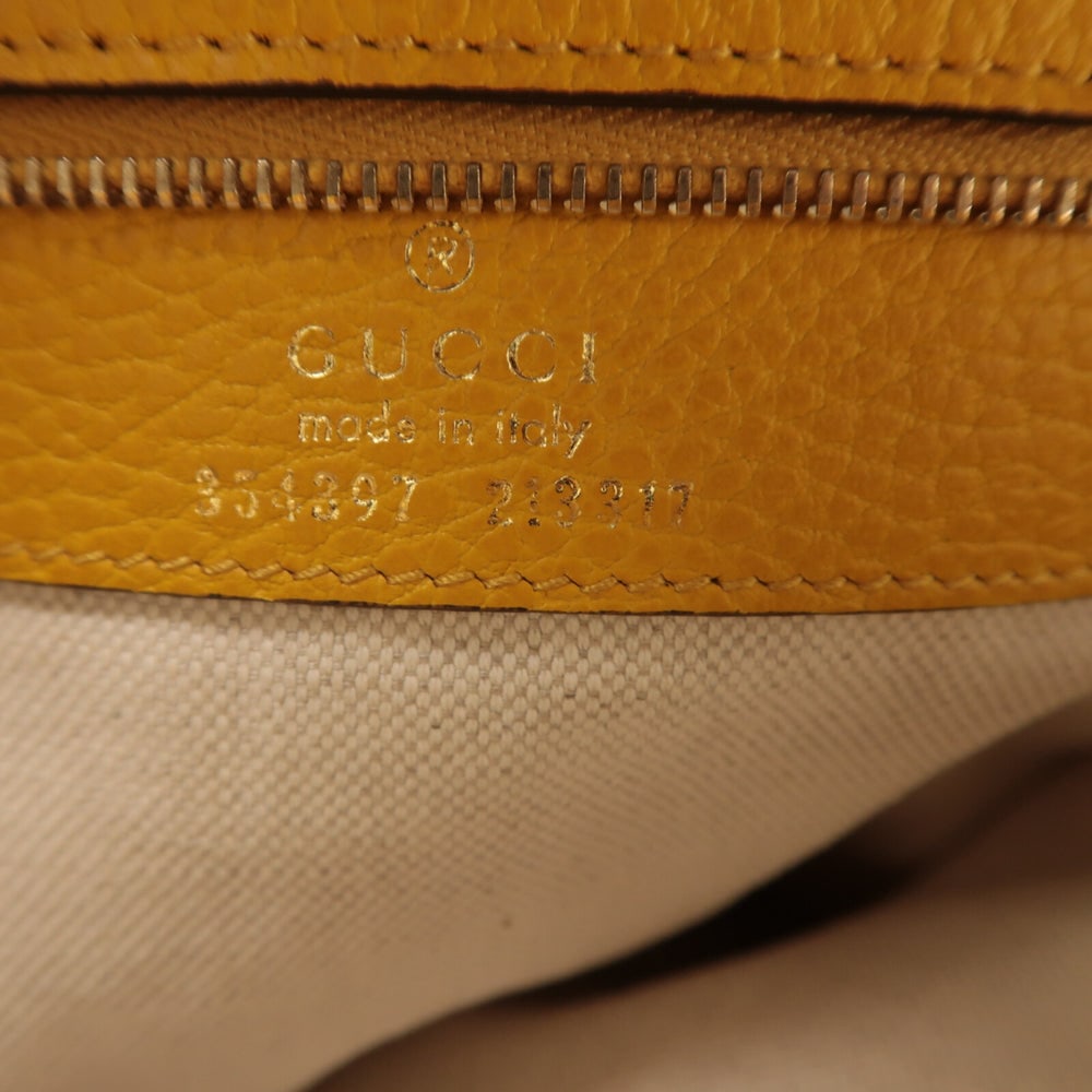 Gucci Swing Large Tote Yellow - 7