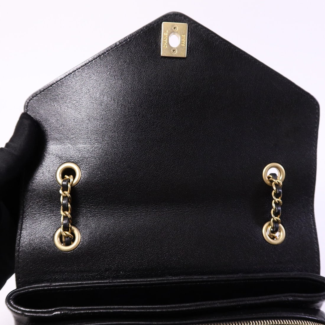 Chanel Chain Shoulder Bag Black - 15