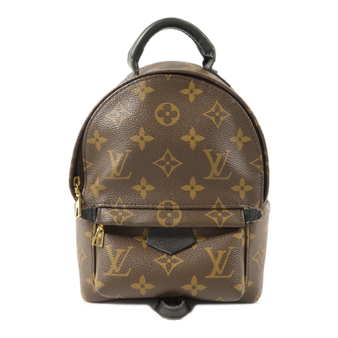 Louis Vuitton Palm Springs Mini: Brown monogram backpack.