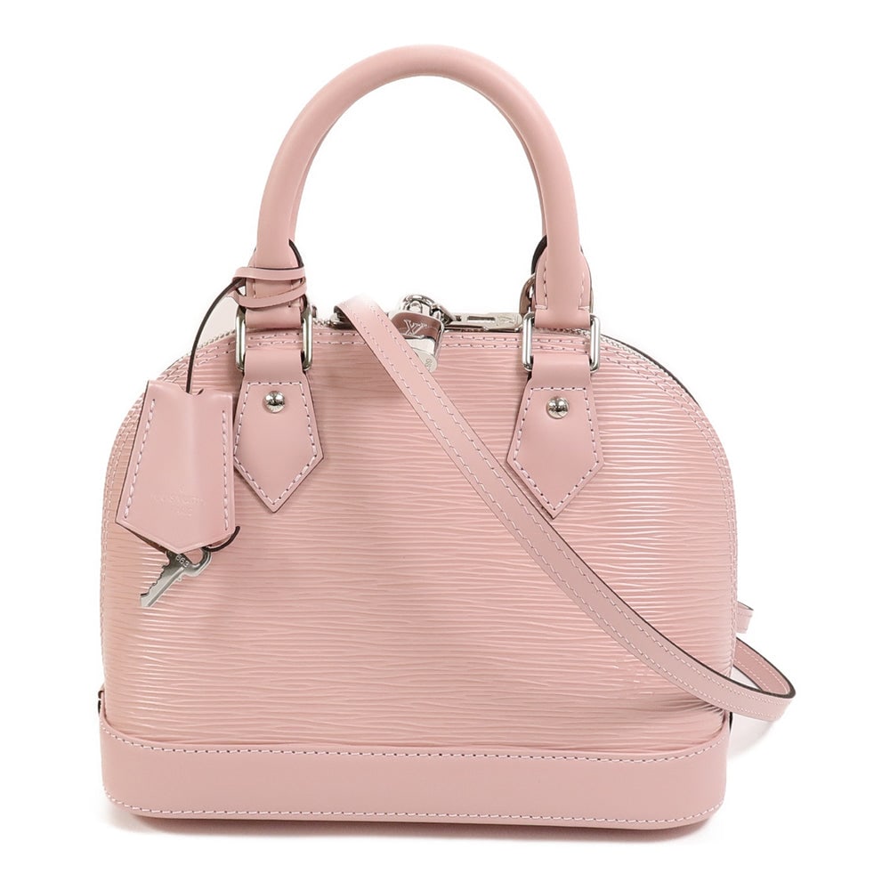 Louis Vuitton Alma BB 2 Way Bag: Pink Epi leather 2 way shoulder bag.