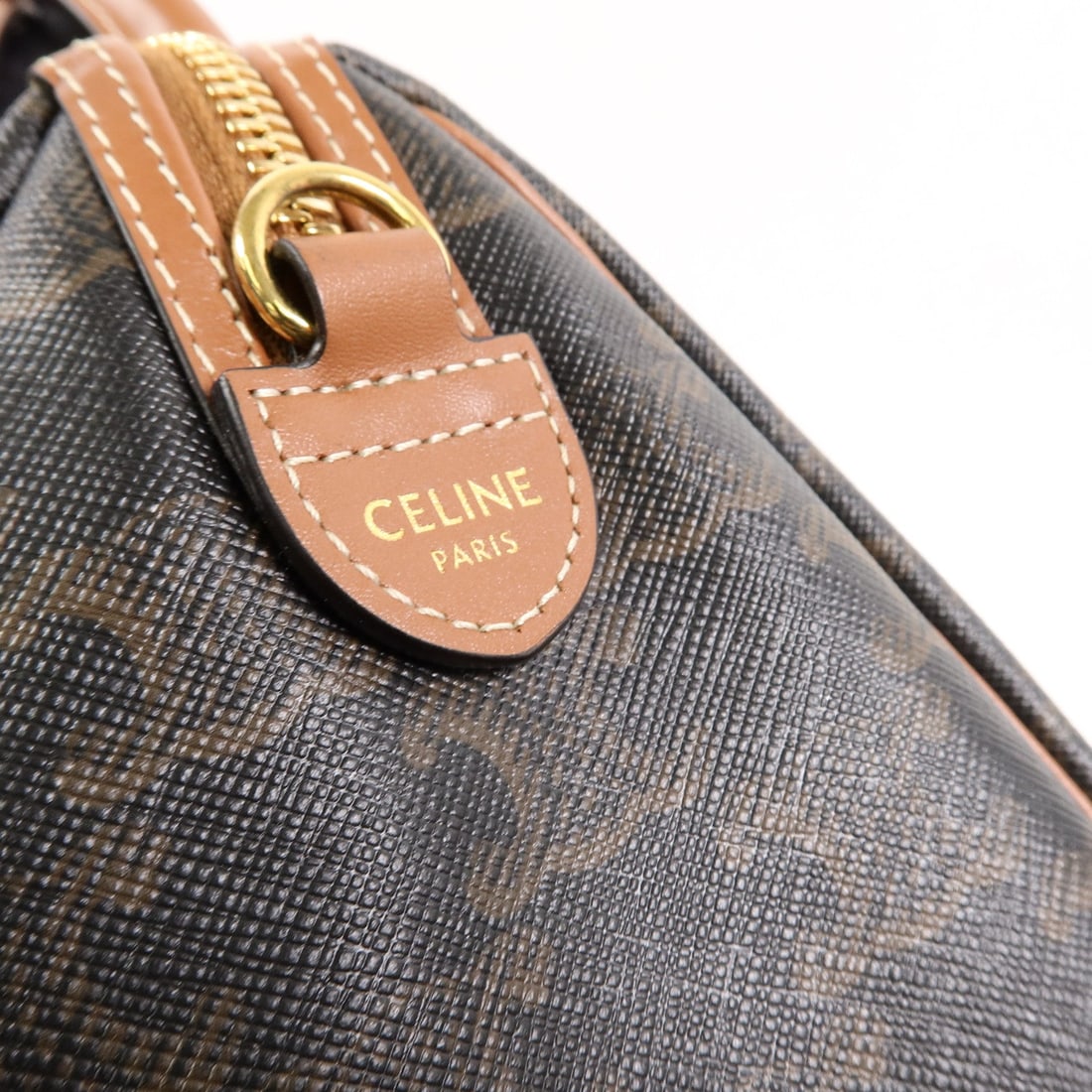 Celine Boston Small 2 Way Brown - 6