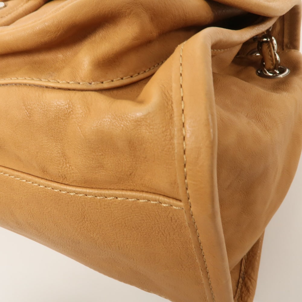 Chanel Chain Shoulder Bag Brown - 12