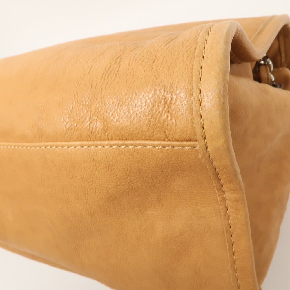 Chanel Chain Shoulder Bag Brown - 14