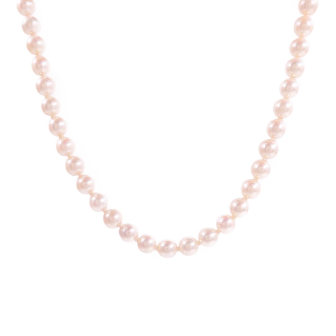 Pearl Necklace Silver - 2