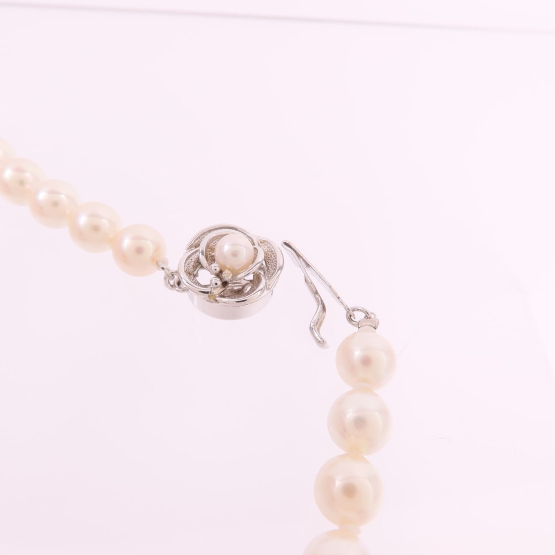 Pearl Necklace Silver - 6