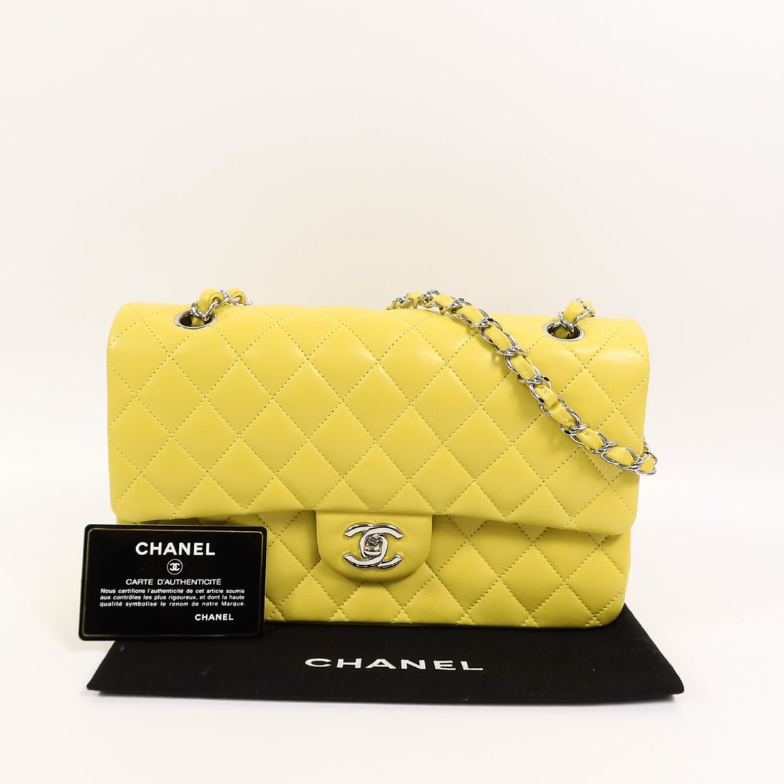 Chanel Classic 25 Yellow - 11