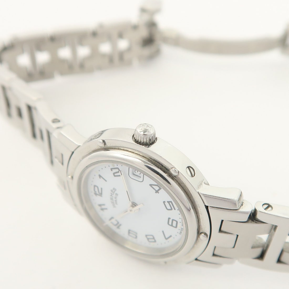 Hermes Clipper CL4.210 Quartz White - 8