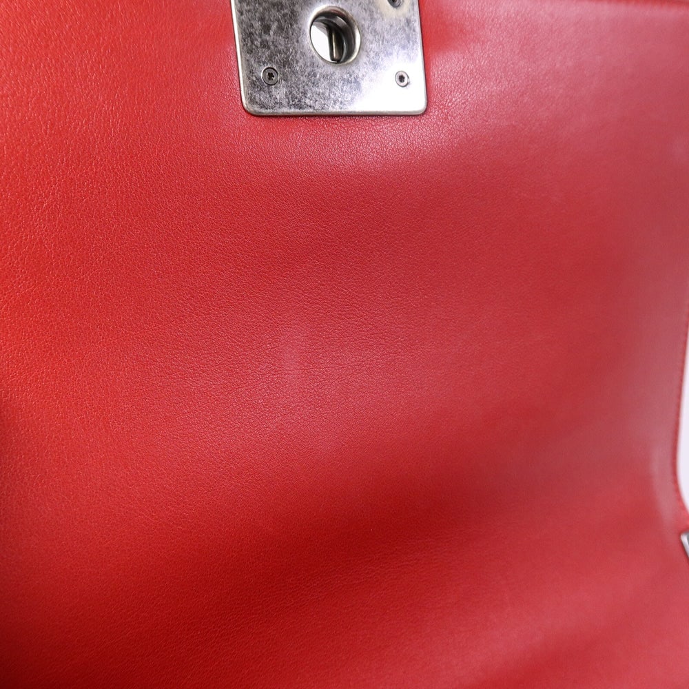 Chanel Boy 28 Chain Bag Red - 16